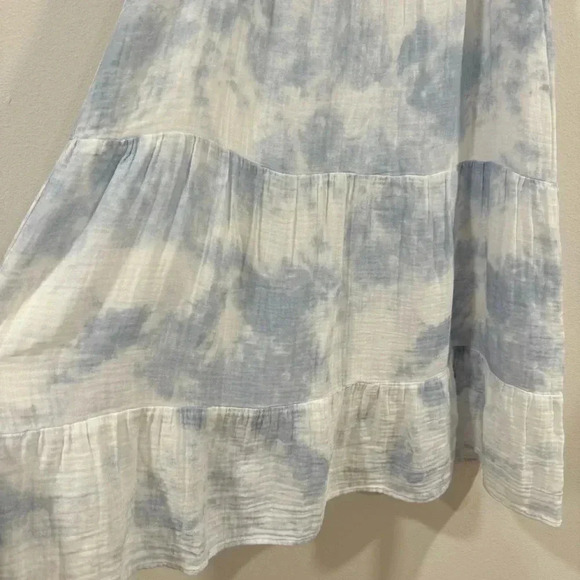 Rails Amaya Tie Dye Midi Dress Tiered Sleeveless Cotton Boho Beach XS - Picture 4 of 7